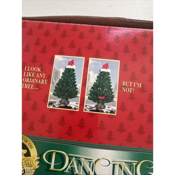 Gemmy Vtg 1997 Dancing Douglas Fir Singing Christmas Tree Motion Activated 14" - Picture 3 of 10